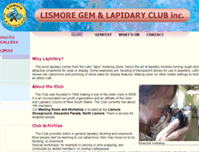 Tablet Screenshot of gemclublismore.org.au